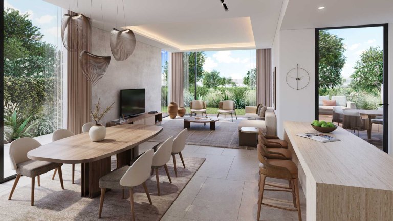 The Acres by Meraas 3BR Living Area